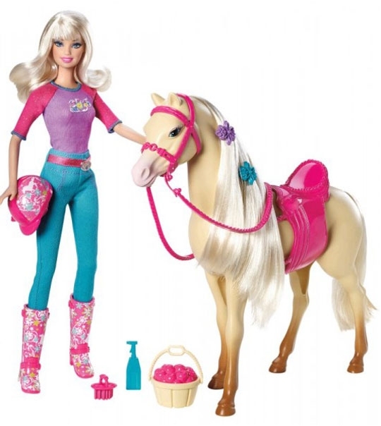 barbie et cheval