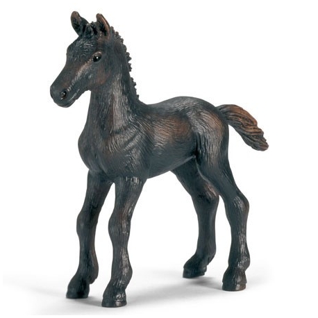 Figurine Poulain Frison Schleich