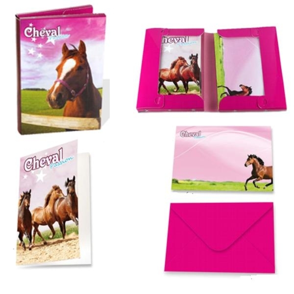 Coffret Cartes Anniversaire Cheval Passion