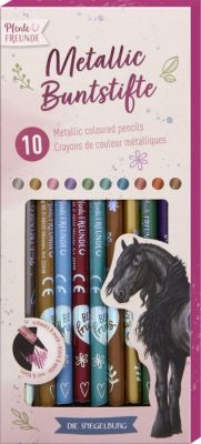 Crayons De Couleurs Métalliques Chevaux